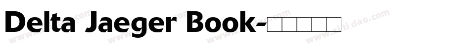 Delta Jaeger Book字体转换